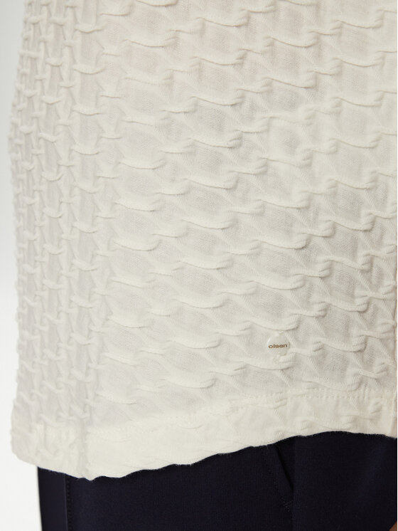 Olsen Olsen Särkpluus 11104735 Valge Regular Fit