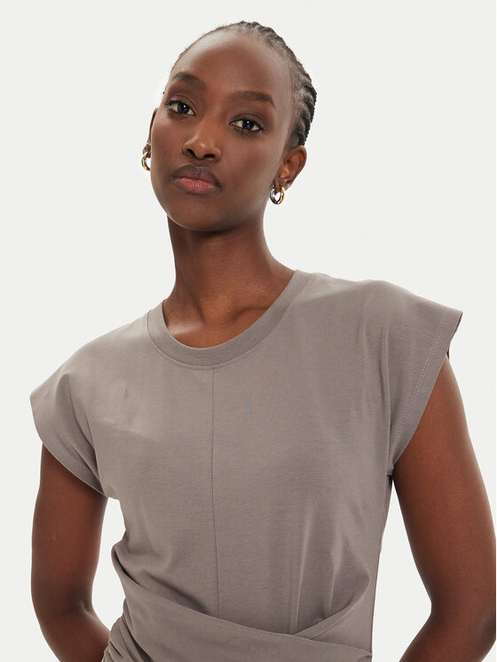 Desigual Desigual Повсякденна сукня Lola 24WWVK76 Бежевий Regular Fit