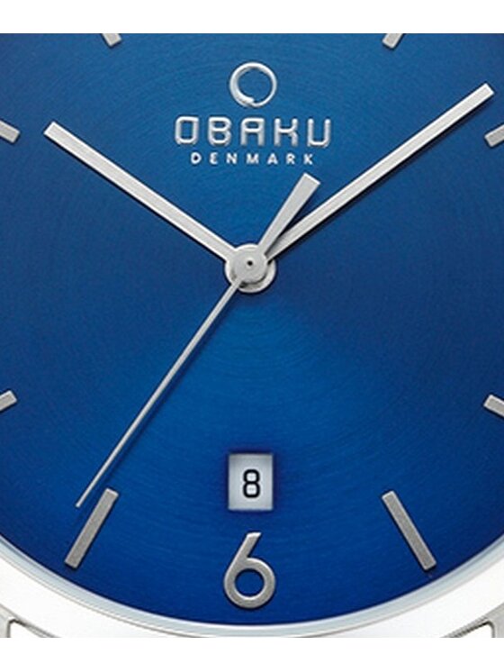 Obaku Obaku Orologio V169GDCLMC+spinki Argento