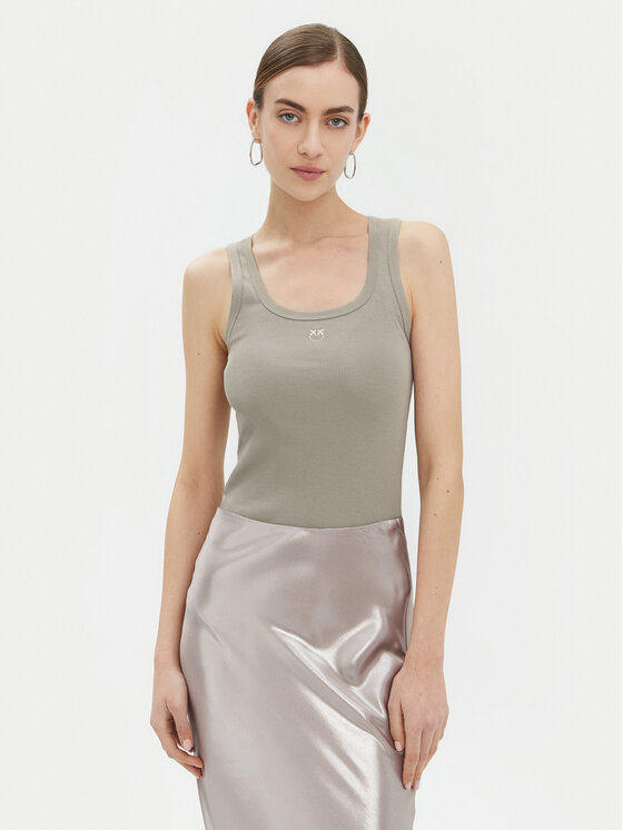 PINKO Top Calcolatore 100807 Sivá Regular Fit