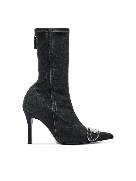 Diesel Diesel Īsie zābaki 95mm D-Venus Y03413P6078 Melns