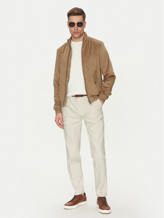 Geox Geox Giacca in similpelle Blainey M5520P T3196 F5265 Beige Regular Fit