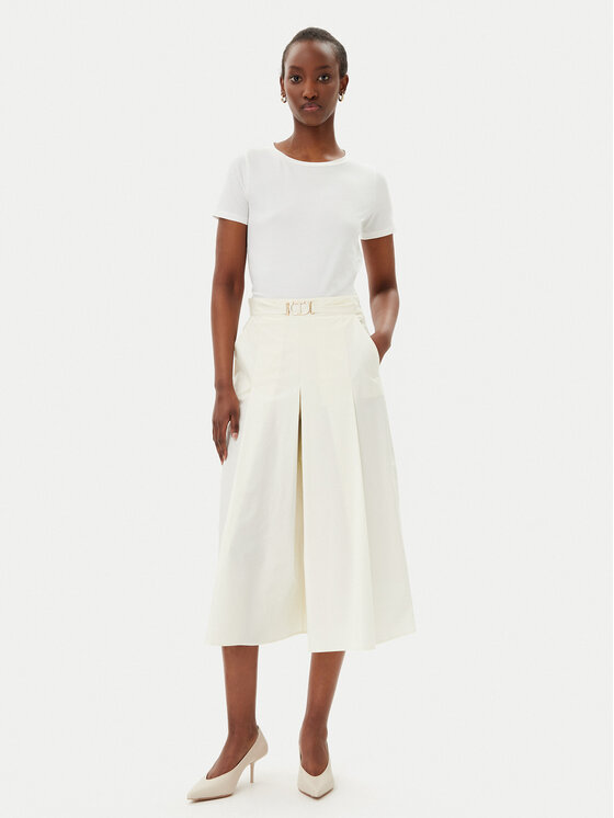 TWINSET TWINSET Trapezförmiger Rock 251TT202C Beige Regular Fit