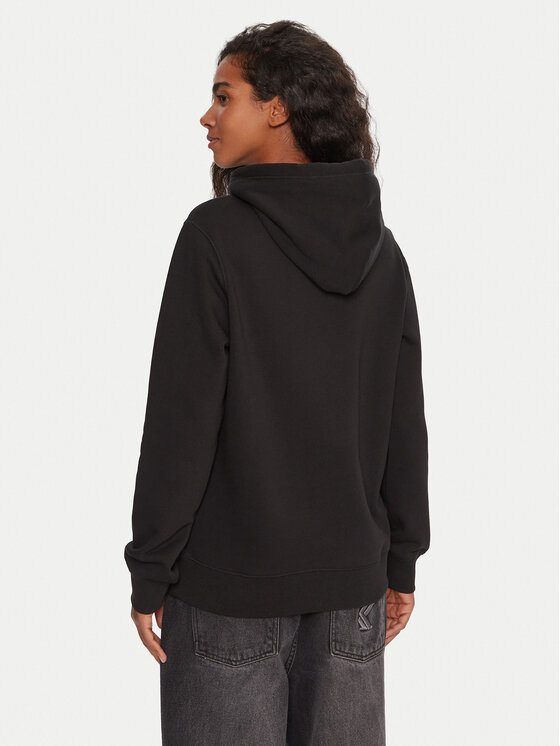 Tommy Jeans Tommy Jeans Bluză Linear DW0DW21963 Negru Regular Fit