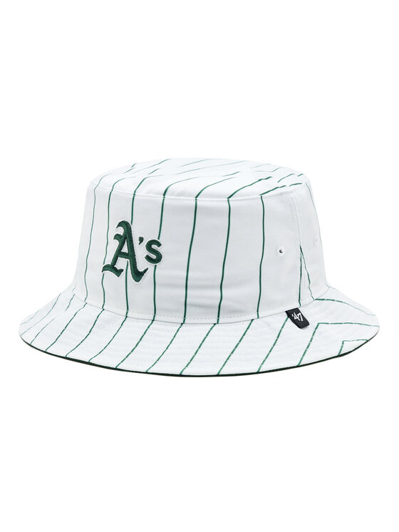 Șapcă 47 Brand MLB Oakland Athletics Pinstriped '47 BUCKET B-PINSD18PTF-DG Verde