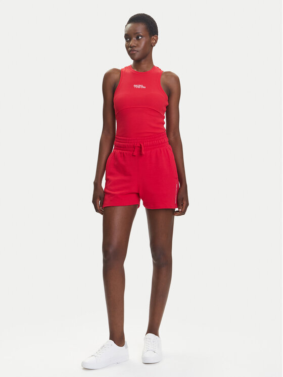 Pepe Jeans Pepe Jeans Szorty sportowe Red Bull Racing RL800008 Czerwony Relaxed Fit
