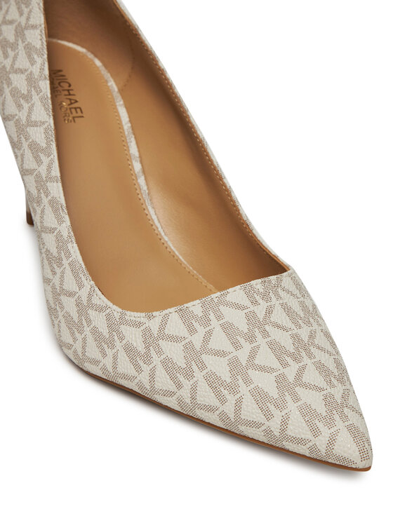 MICHAEL Michael Kors MICHAEL Michael Kors Pantofi cu toc subțire Alina Flex 40F2HNMP1B Écru
