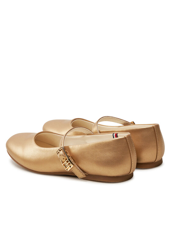 Tommy Hilfiger Tommy Hilfiger Balerinke Ballerina T3A3-33555-1372 S Zlatna