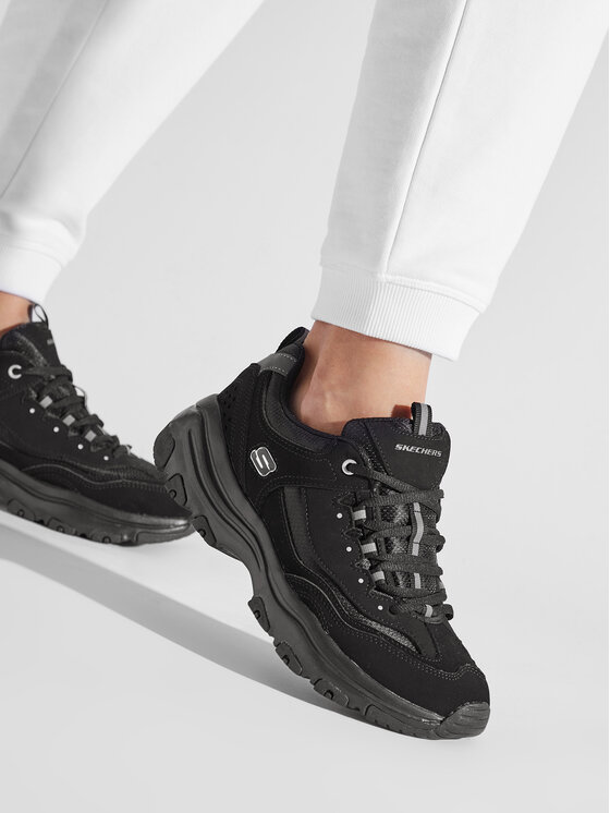 Skechers Skechers Sneakersy I-Conic 88888250 /BBK Czarny