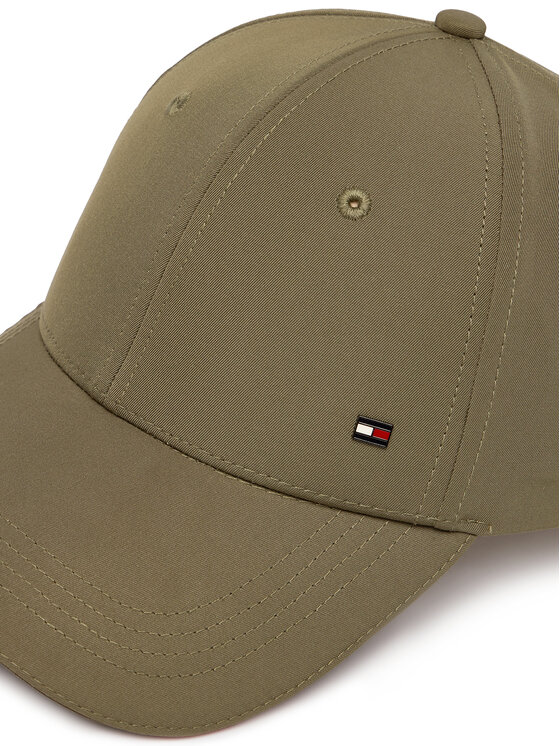 Tommy Hilfiger Tommy Hilfiger Kapa s šiltom Corp 6 Panel AM0AM13336 Zelena