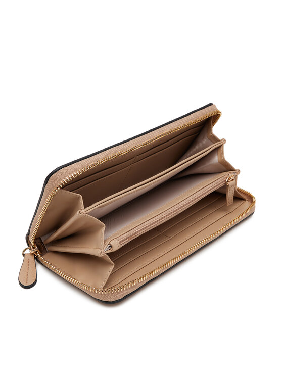 TWINSET TWINSET Голям дамски портфейл 251TD8064 Бежов