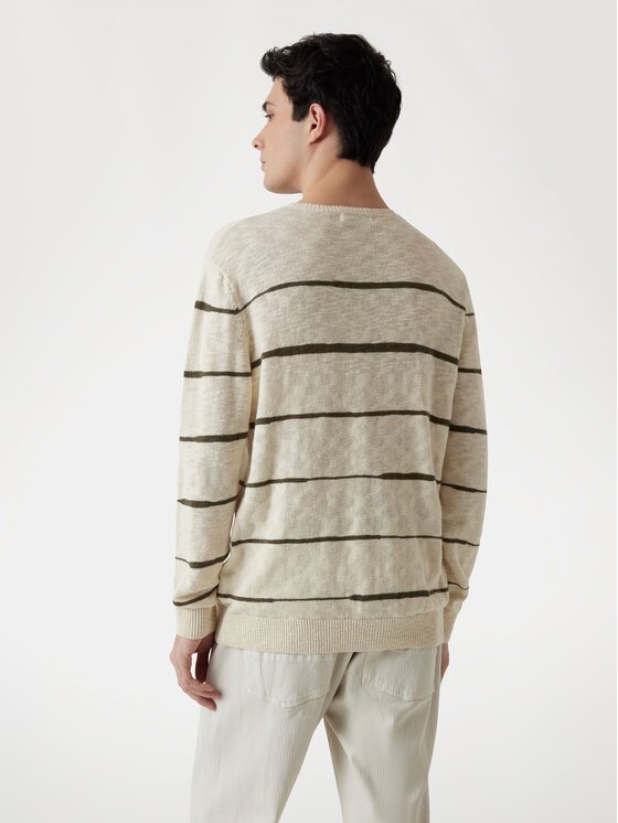Guess Guess Sweter 174533 Beżowy Classic Fit