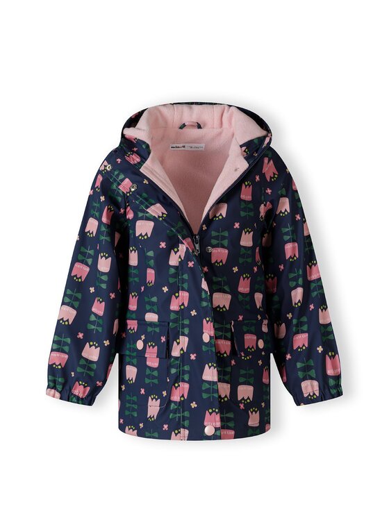 minoti minoti Kurtka przeciwdeszczowa C5507 Granatowy Regular Fit