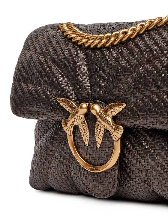 PINKO PINKO Τσάντα Love Puff Mini Cl PE 25 PLTT 100039 A2C8 Καφέ