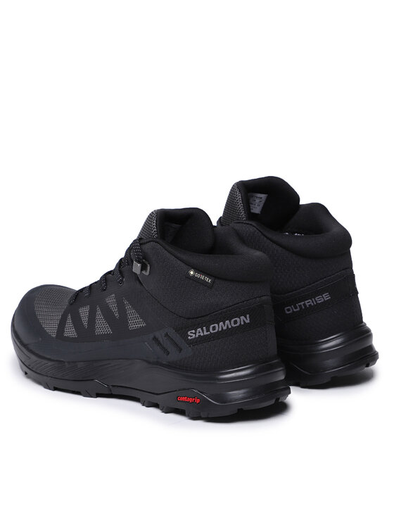 Salomon Salomon Pārgājienu apavi Outrise Mid Gtx W L47160500 Melns