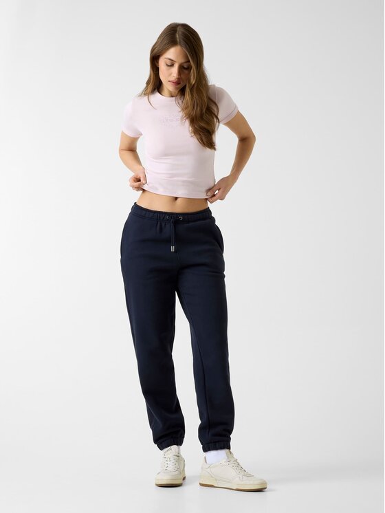 Guess Guess T-Shirt 183486 Fialová Classic Fit