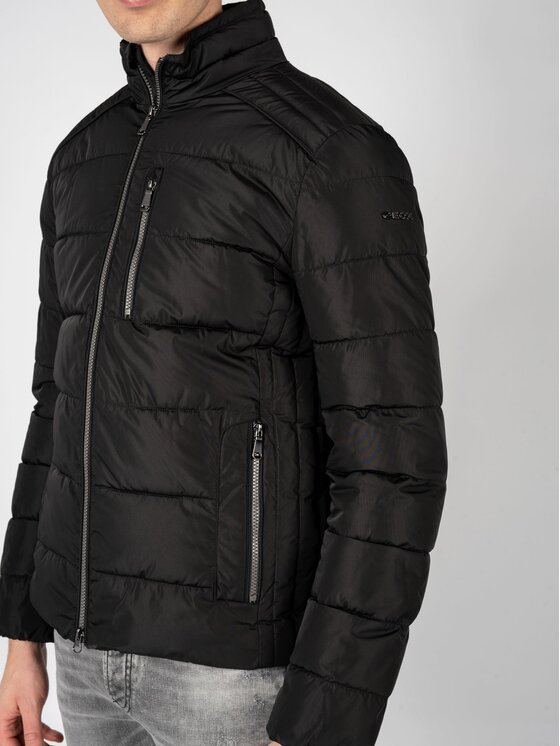 Geox Geox Bunda pro přechodné období M0428D T2666 Černá Regular Fit