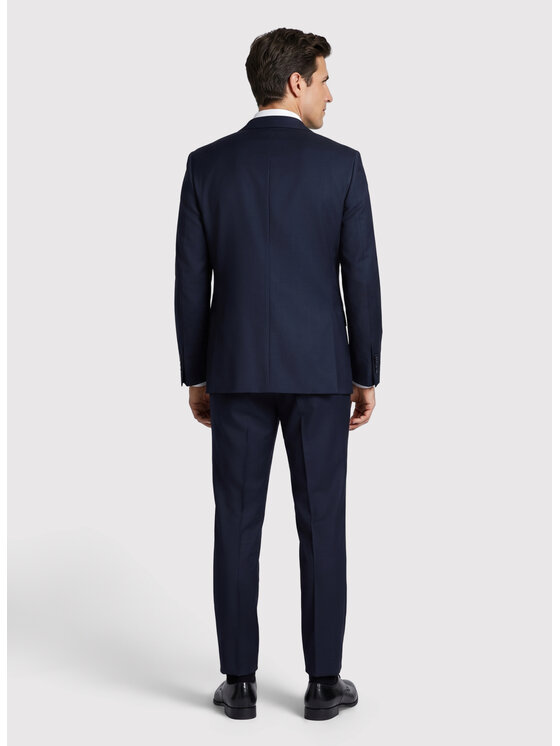 Pako Lorente Pako Lorente Spodnie garniturowe P26WP-6G-015 Granatowy Slim Fit