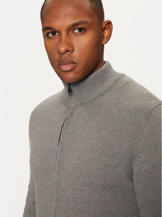 s.Oliver s.Oliver Kardigan 2152205 Szary Regular Fit