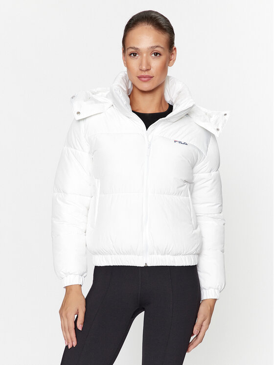 Fila Fila Пухено яке FAW0549 Бял Regular Fit
