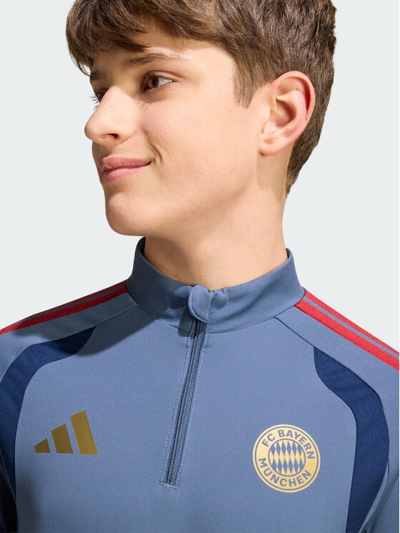 adidas adidas Bluza techniczna 168865 Niebieski jasny Slim Fit