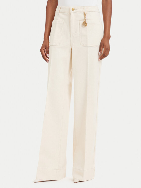 MICHAEL Michael Kors MICHAEL Michael Kors Jeans MT690ACLSA Creme Flared Leg