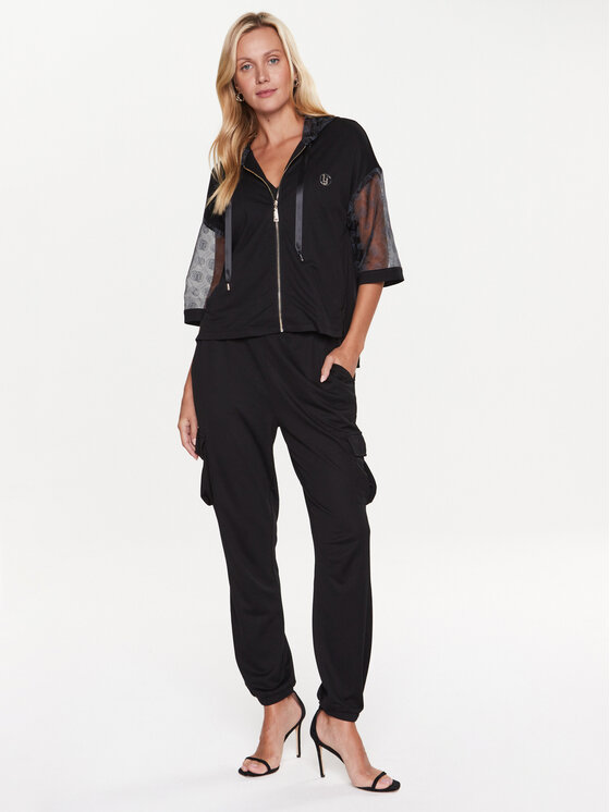 Liu Jo Sport Liu Jo Sport Felpa TA3228 J6595 Nero Relaxed Fit