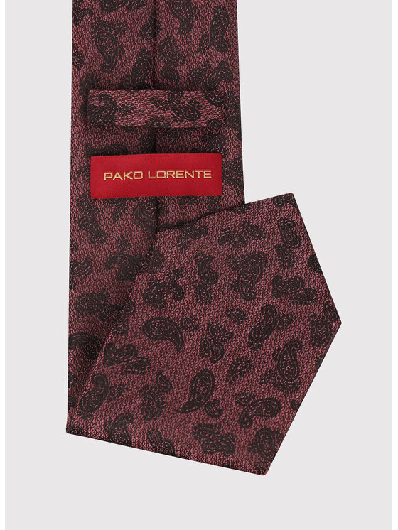 Pako Lorente Pako Lorente Krawat P26WP-KX-013 Bordowy