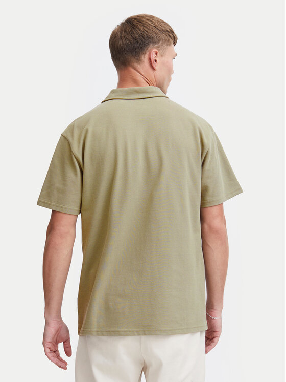 Solid Solid Polo 21108171 Zielony Regular Fit