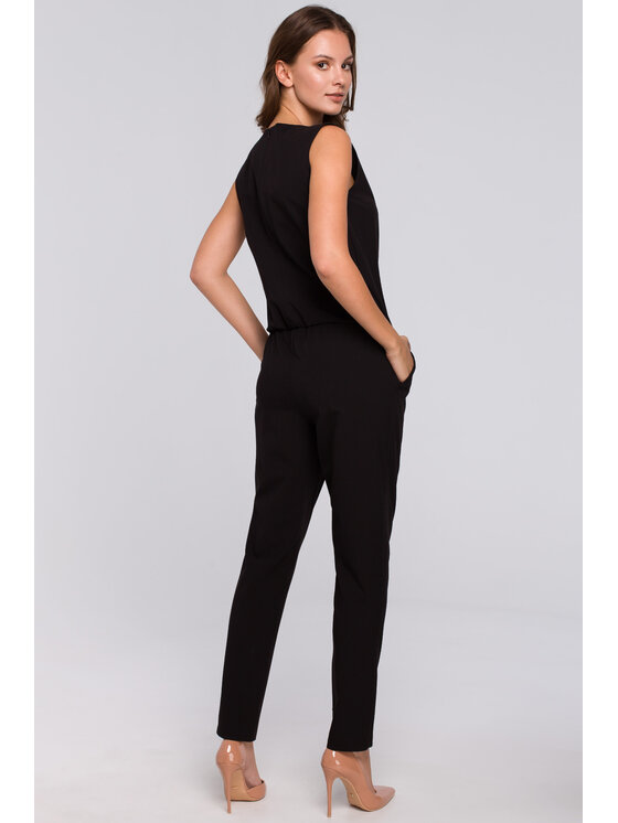 Makover Makover Kombinezon K009 Czarny Regular Fit