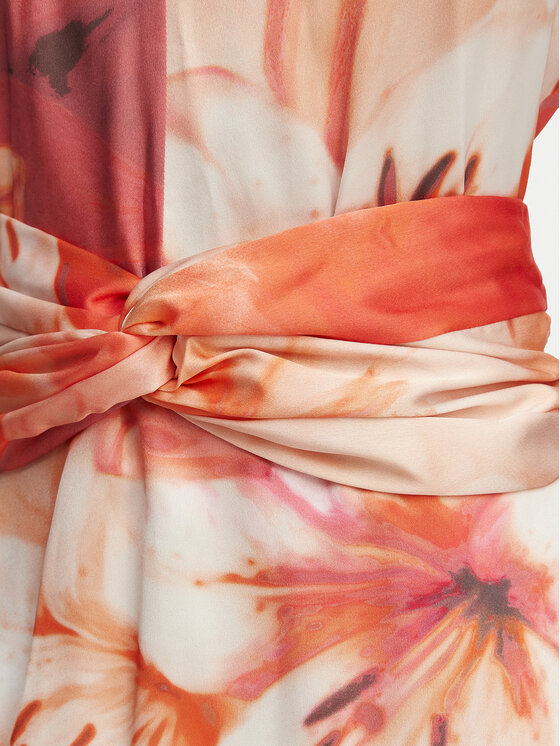 Marciano Guess Marciano Guess Коктейлна рокля G6GK27 W1868 Оранжев Regular Fit