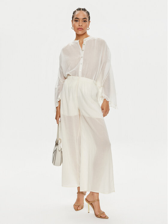 ViCOLO ViCOLO Košulja TB2079 Bijela Oversize