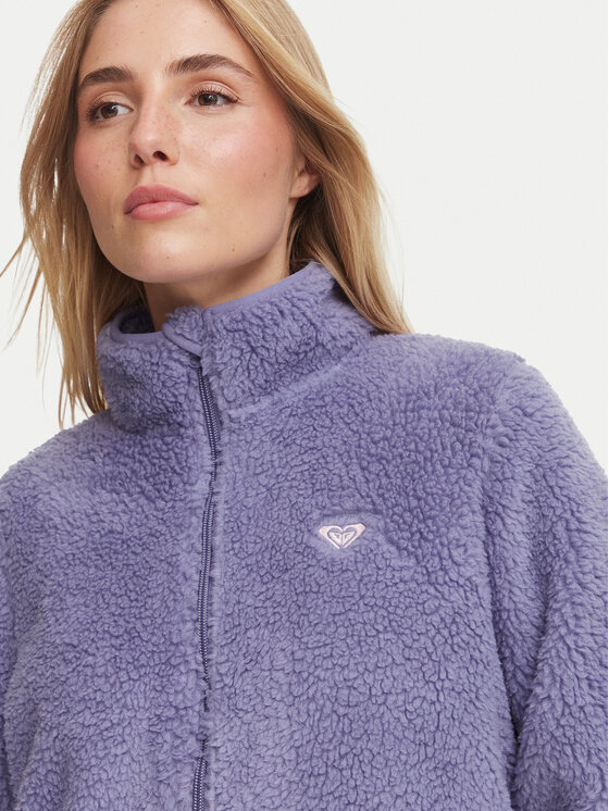 Roxy Roxy Fleecejacke ERJPF03262 Violett Relaxed Fit