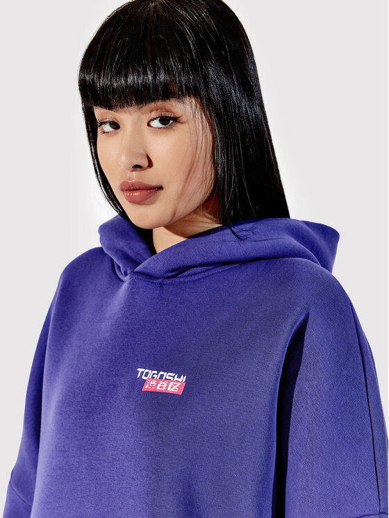 Togoshi Togoshi Μπλούζα Unisex TG22-BLU004 Σκούρο μπλε Oversize