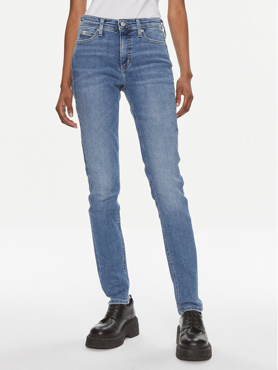 Calvin Klein Jeans Calvin Klein Jeans Jeans hlače J20J222755 Modra Skinny Fit