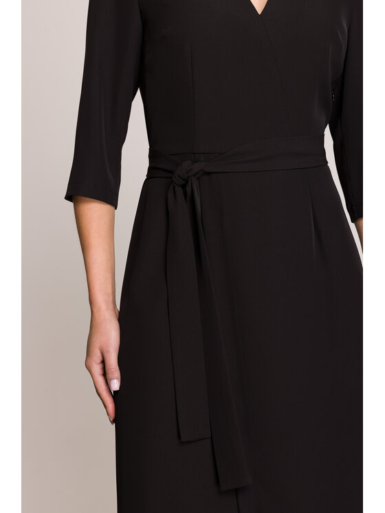Stylove Stylove Sukienka wieczorowa S396 Czarny Premium Fit