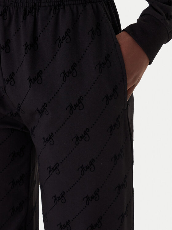 HUGO HUGO Pantaloni da tuta Lokky 50545211 Nero Regular Fit