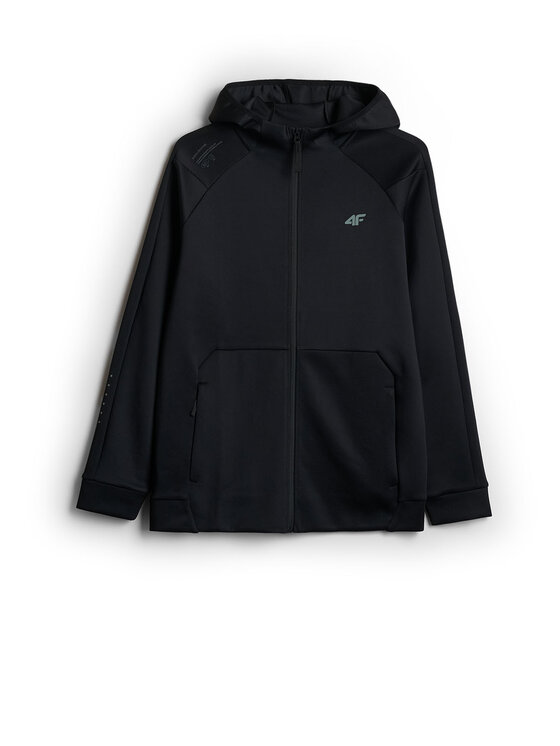 4F 4F Bluza techniczna TRAINING Czarny Regular Fit