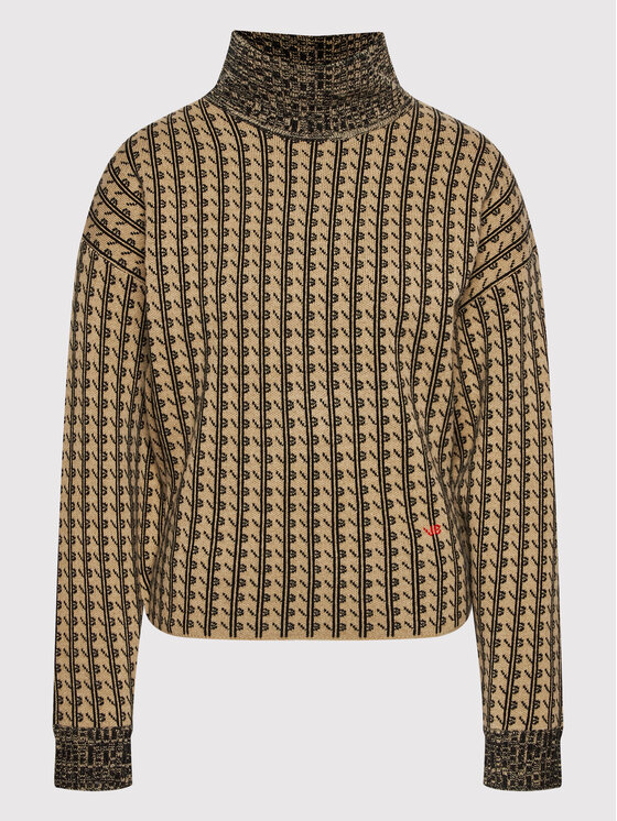 Victoria Victoria Beckham Victoria Victoria Beckham Golf 1322KTP003783A Pruun Regular Fit