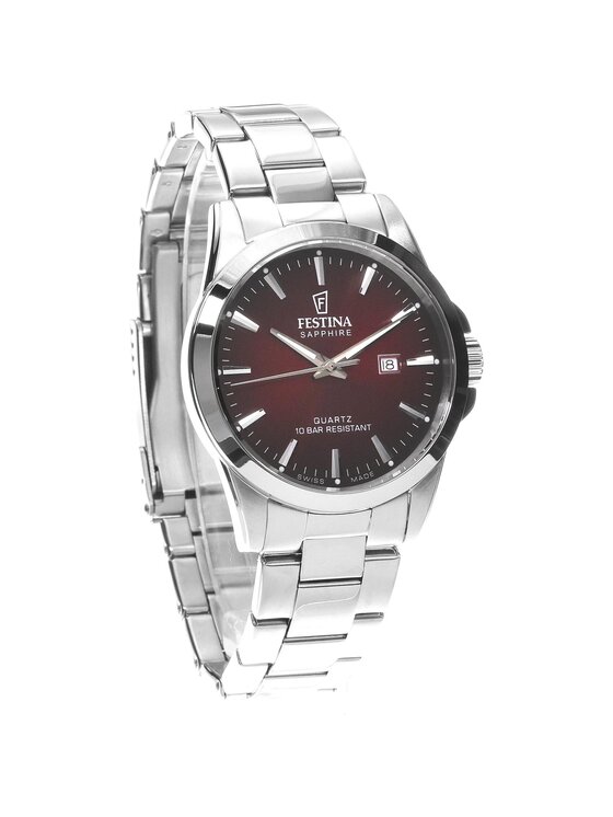 Festina Festina Zegarek F20024-7 Srebrny