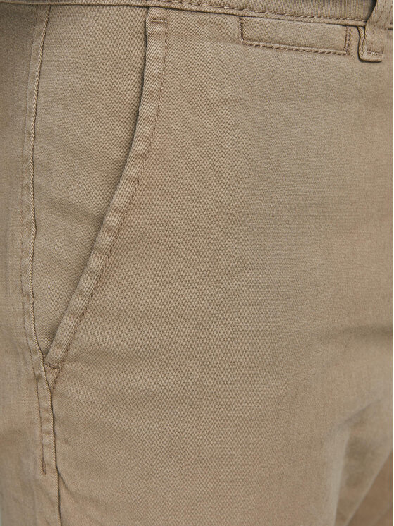 Jack&Jones Jack&Jones Spodnie materiałowe Marco Dave 12174307 Beżowy Slim Fit