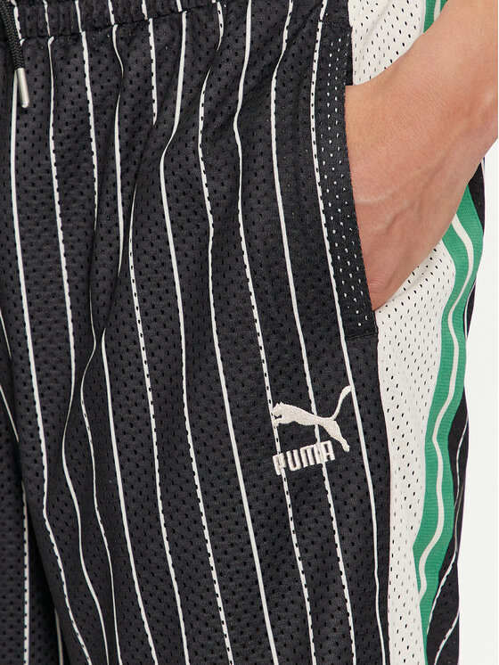 Puma Puma Sportske kratke hlače T7 For The Fanbase 624394 Crna Relaxed Fit