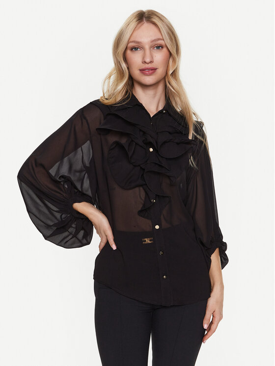 Babylon Cămașă S_S00379 Negru Regular Fit