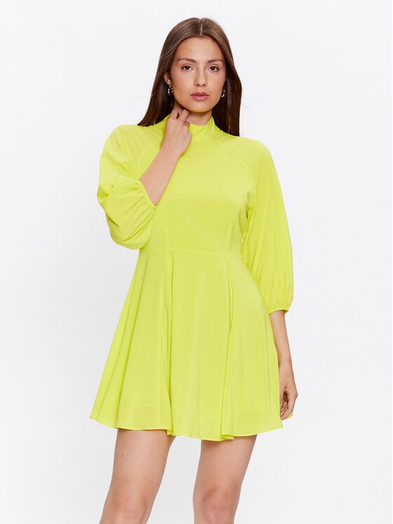 Glamorous Vsakodnevna obleka GS0464 Rumena Regular Fit