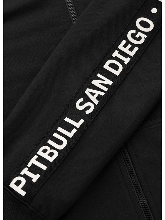 PITBULL PITBULL Bluza TAPE PARKER Czarny Regular Fit