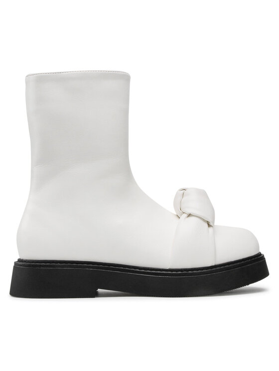 Botine JENNY HZ261104-04 Alb