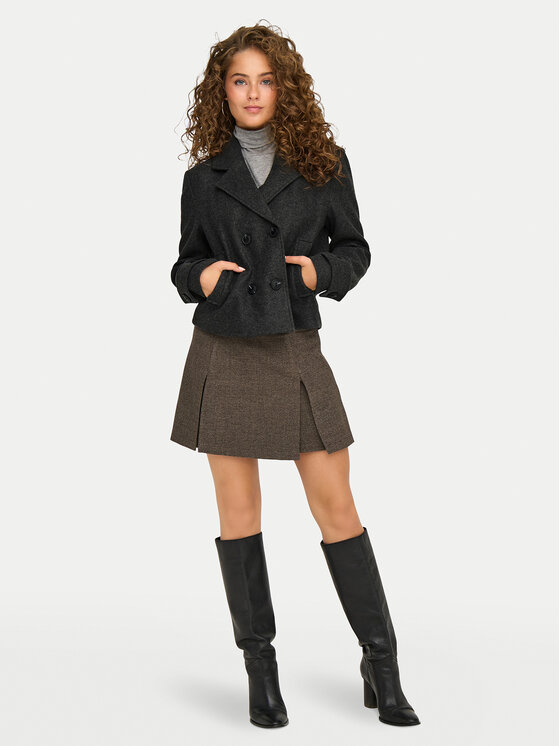 ONLY ONLY Átmeneti kabát Freja 15320983 Szürke Regular Fit