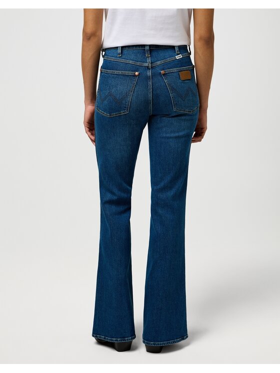 Wrangler Wrangler Jeans hlače Montana Modra Flare Fit