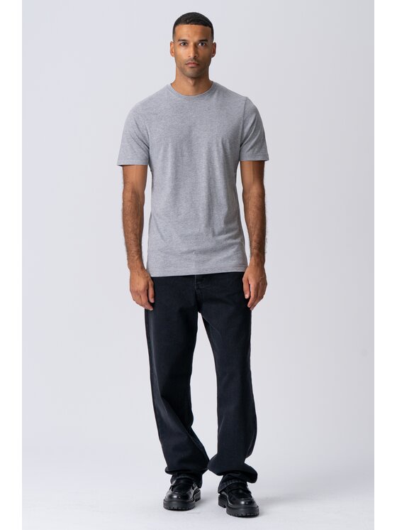 TeeShoppen TeeShoppen T-Shirt Organiczna koszulka Szary Regular Fit
