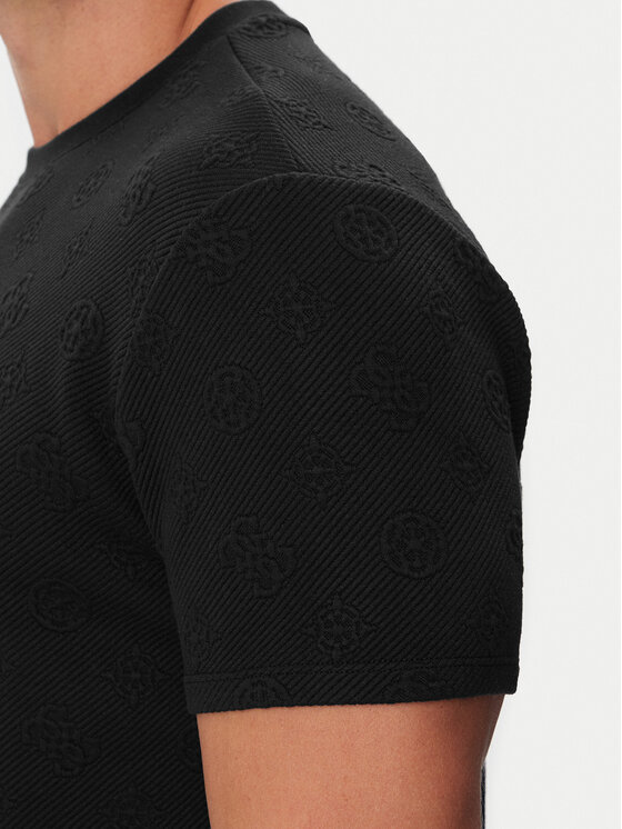 Guess Guess Tricou M6BP31 K6723 Negru Regular Fit